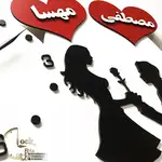 طرح عروس و داماد با اسم کد 036 thumb 5