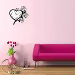 طرح قلب و گل رز کد 112 thumb 3