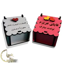 جعبه جواهرات با حک متن دلخواه شما کد M006 gallery0