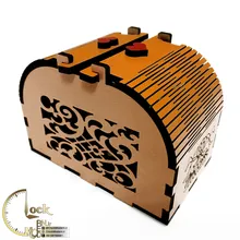 جعبه جواهرات چوبی کد M009 gallery0