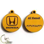 سرکلیدی طرح لوگو خودروها با حک اسم کد M030 thumb 7