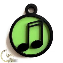 سرکلیدی موسیقی طرح سل کد M032 gallery1