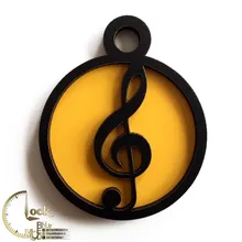 سرکلیدی موسیقی طرح سل کد M033 gallery0