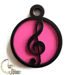سرکلیدی موسیقی طرح سل کد M033 thumb 2