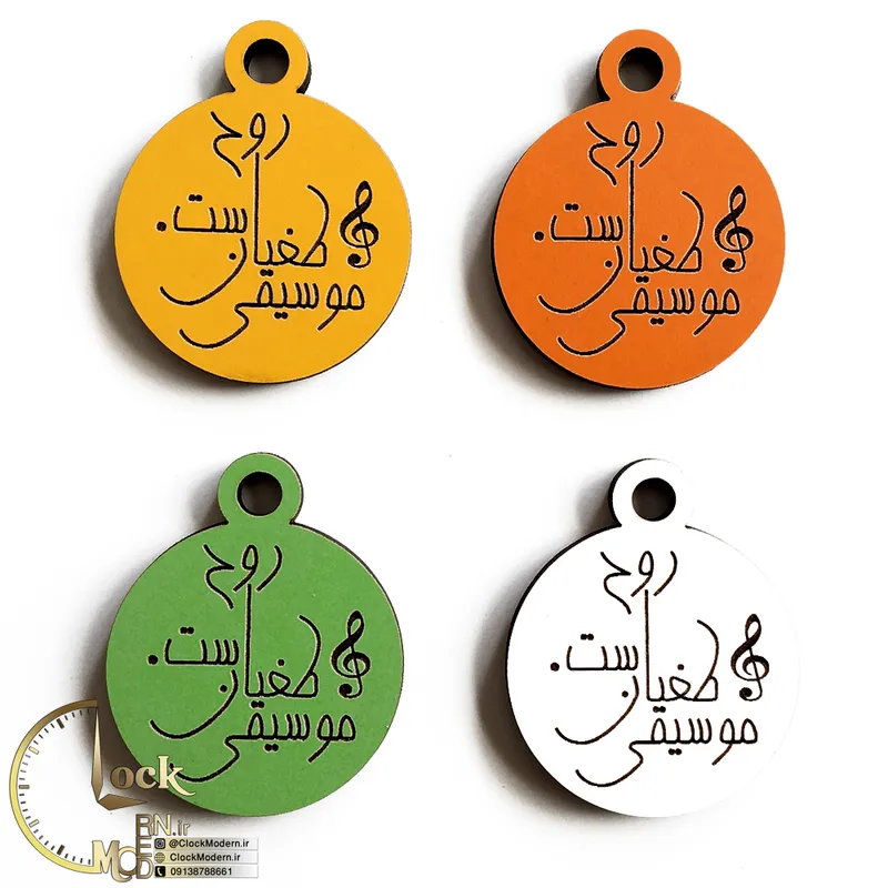 سرکلیدی طرح موسیقی کد M034 gallery3