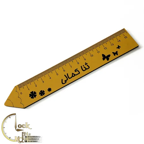 خط کش طرح مداد با اسم کد M049