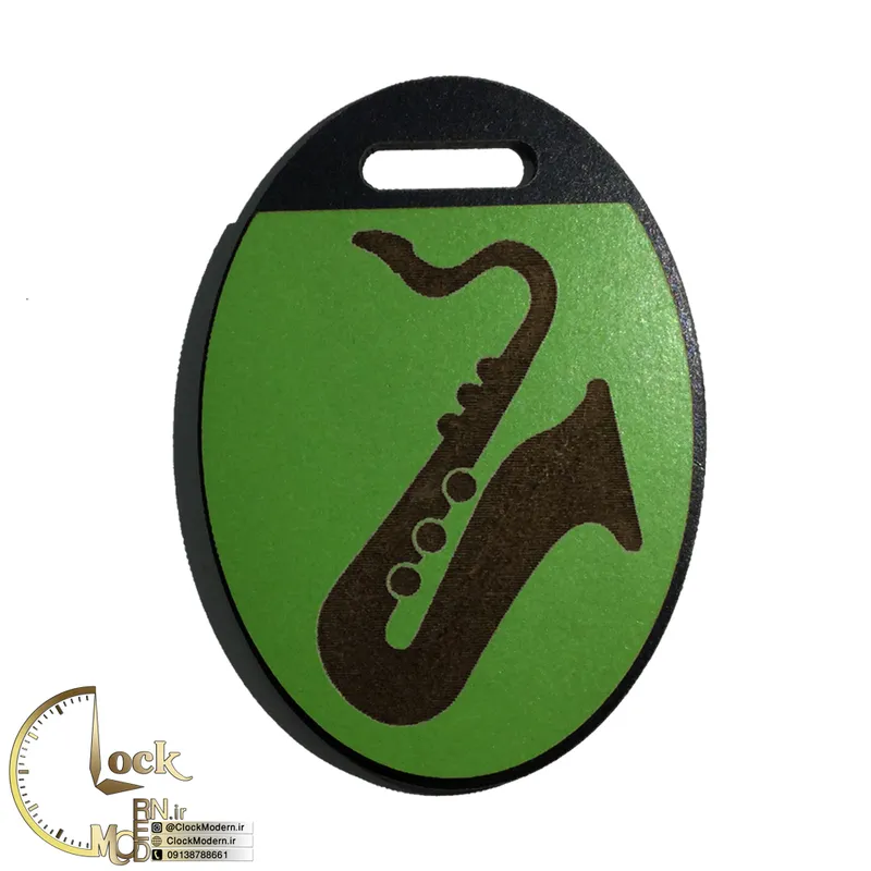 سرکلیدی طرح موسیقی کد M054 gallery0