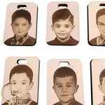 سرکلیدی با حک چهره و متن سفارشی کد M065 thumb 3