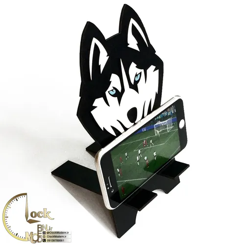 استند رومیزی موبایل طرح گرگ کد M085