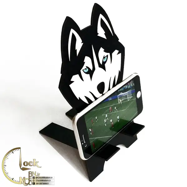 استند رومیزی موبایل طرح گرگ کد M085