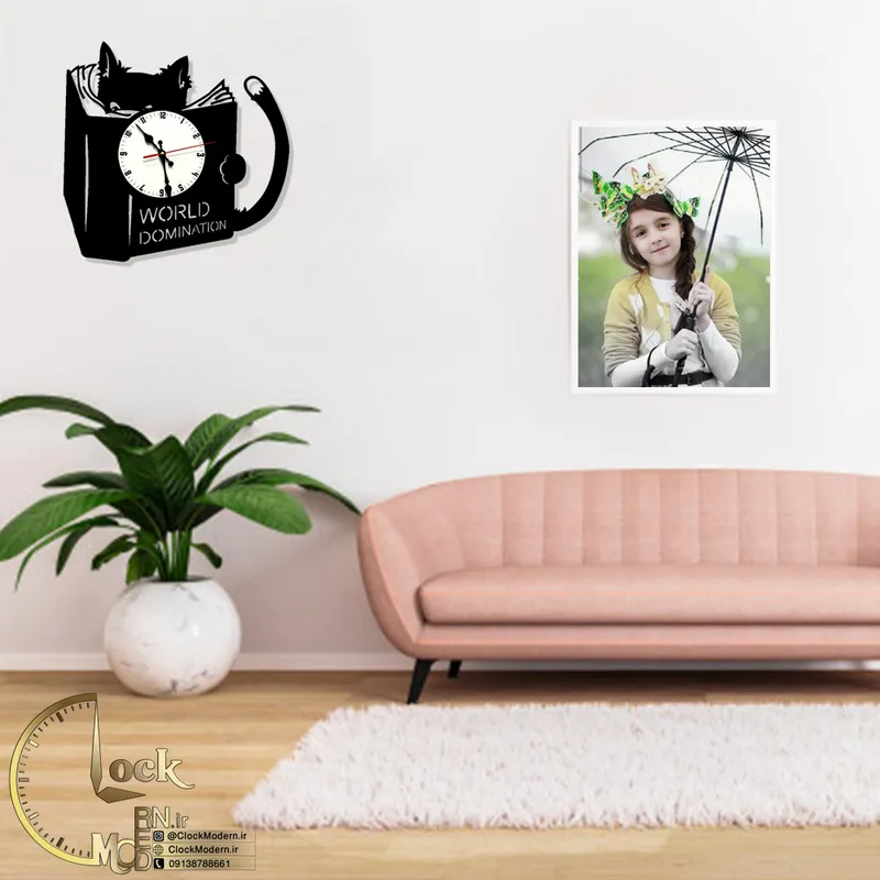 طرح گربه و کتاب کد 936 gallery2