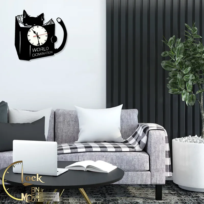 طرح گربه و کتاب کد 936 gallery1